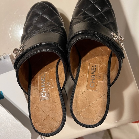 Chanel Clogs Mules Black 36 6 - Picture 10 of 10